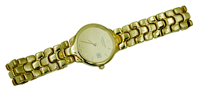 orologio da donna in oro con cinturino in oro  raymond weil - siciliano gioielli 
