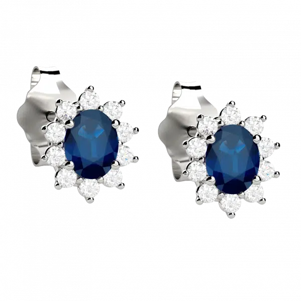 Orecchini Eternal Zaffiro Blu Siciliano Gioielli