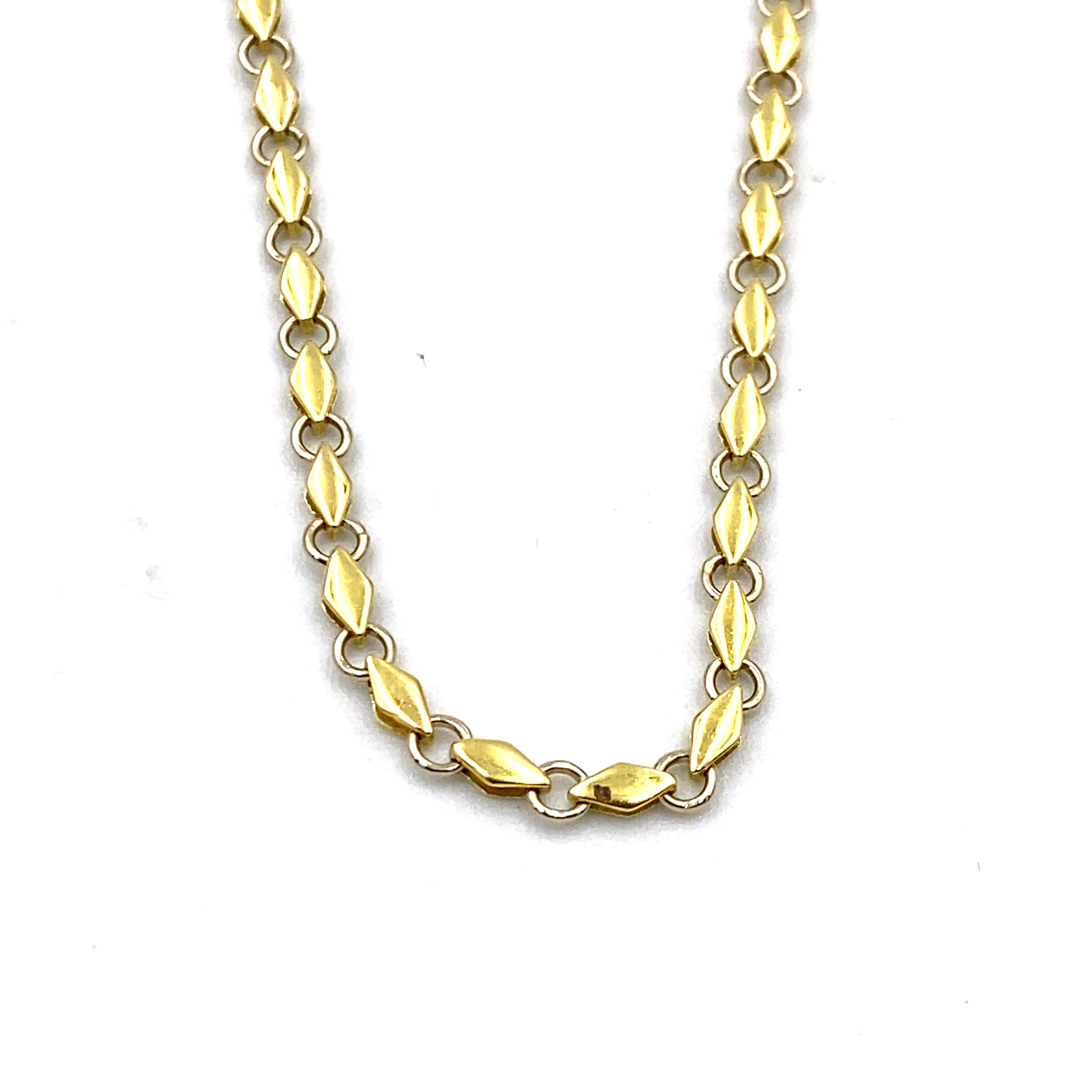 Collana In Oro Giallo 333 Con Catena Ancorata Da 1,2Mm 38Cm Collana In Oro Giallo 333 Con Catena Ancorata Da 1,2Mm 38Cm