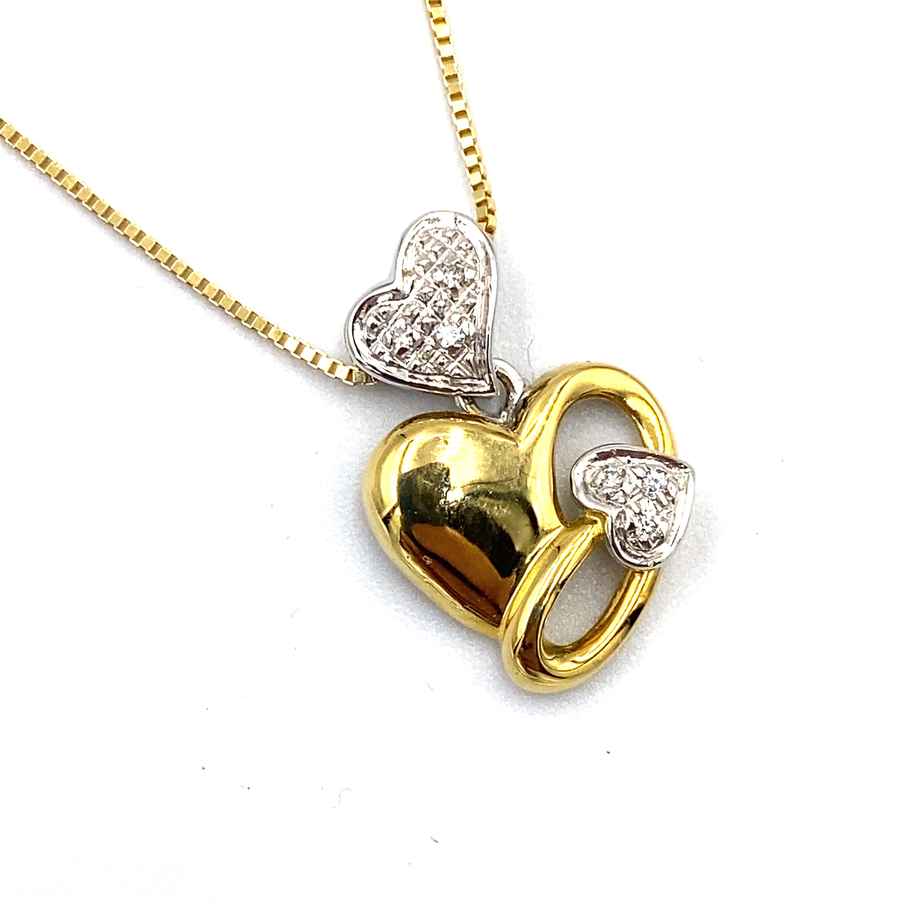 GANMFOYC Collana Ragazza e Cavallo, Collana Pendente Cuore in Argento, Collana di Cristallo a Forma di Cuore Regalo per Donne e Ragazze