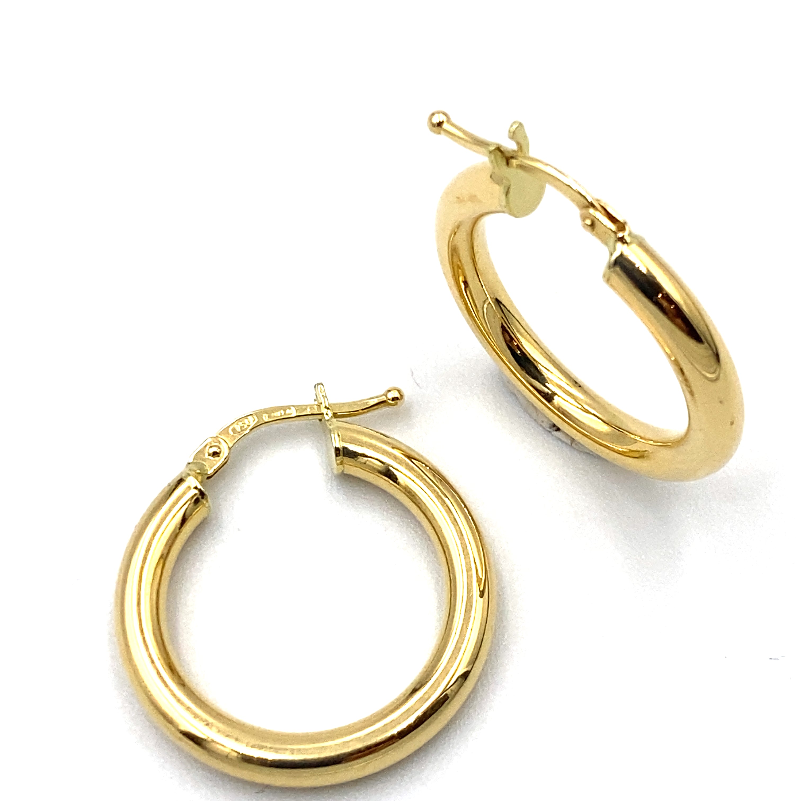 Orecchini A Cerchio Oro 9k Donna – Huggy Creole 11mm – Carissima Gold – Eleganti