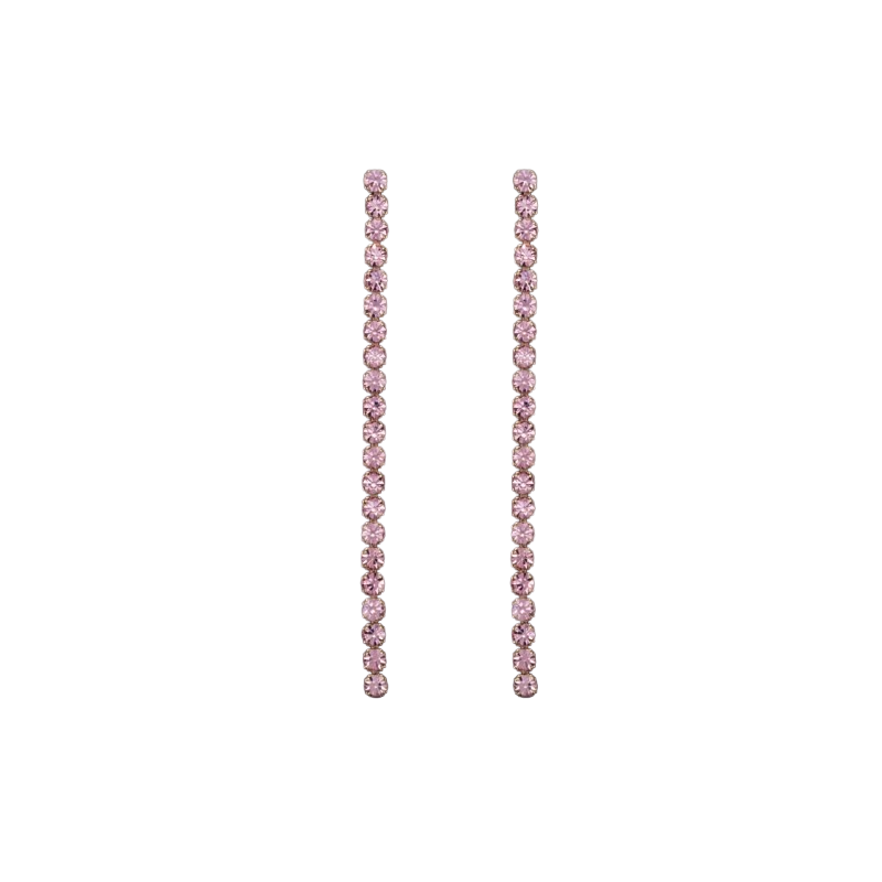 orecchini 4us cesare paciotti con zirconi rosa - siciliano gioielli 