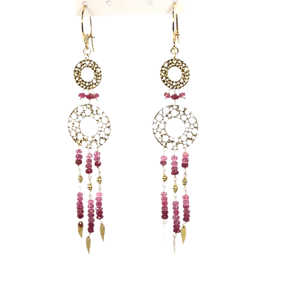 Sun Day Rubies earrings