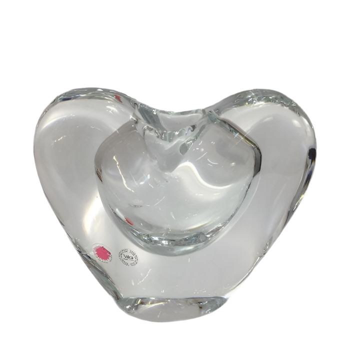 Colle Vilca Heart Vase in Crystal