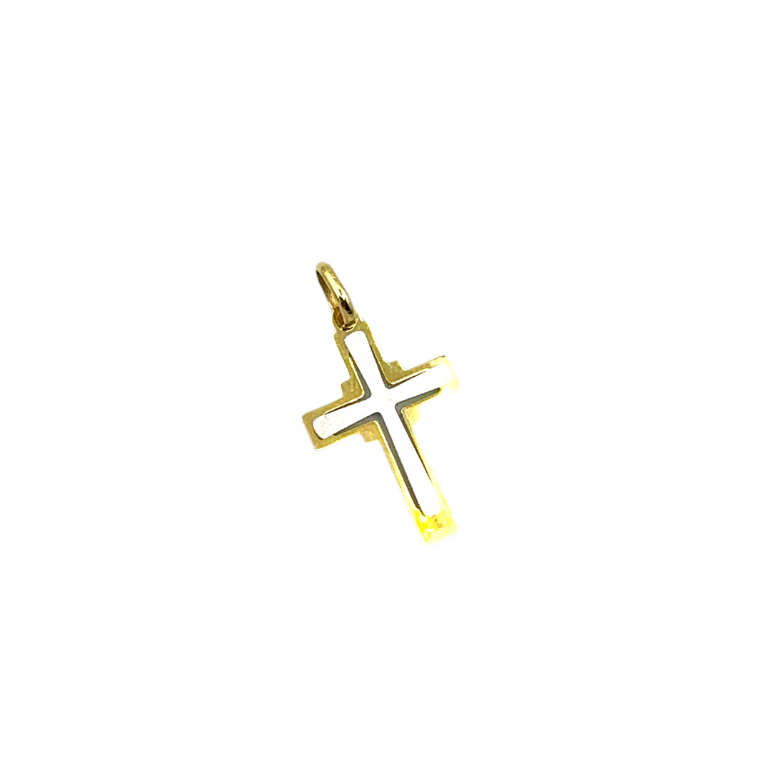 Perforated Cross Pendant