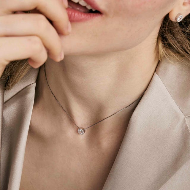 Collana Nomination Seidivina con Zircone e Argento