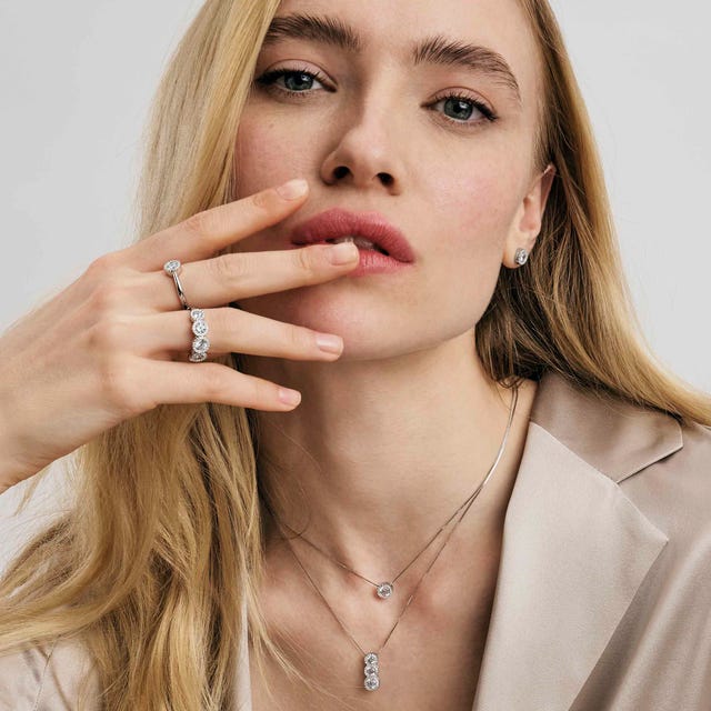 Collana Nomination Seidivina con Zircone e Argento