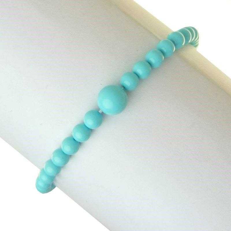 Bracciale Rajola Mimosa Pasta di Turchese 4 mm