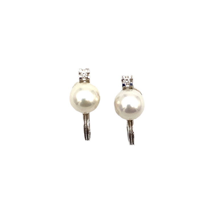 Nimei PPG775C-W4 White Gold Earrings