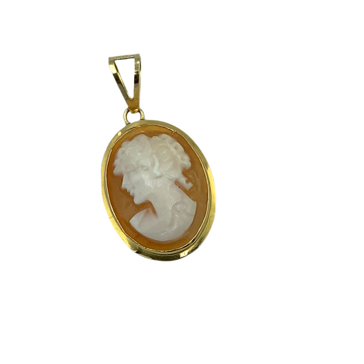 Ciondolo Pendente  Cameo Oro Giallo