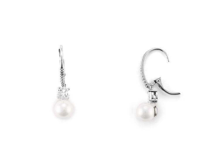 4US Cesare Paciotti Pearl Earrings