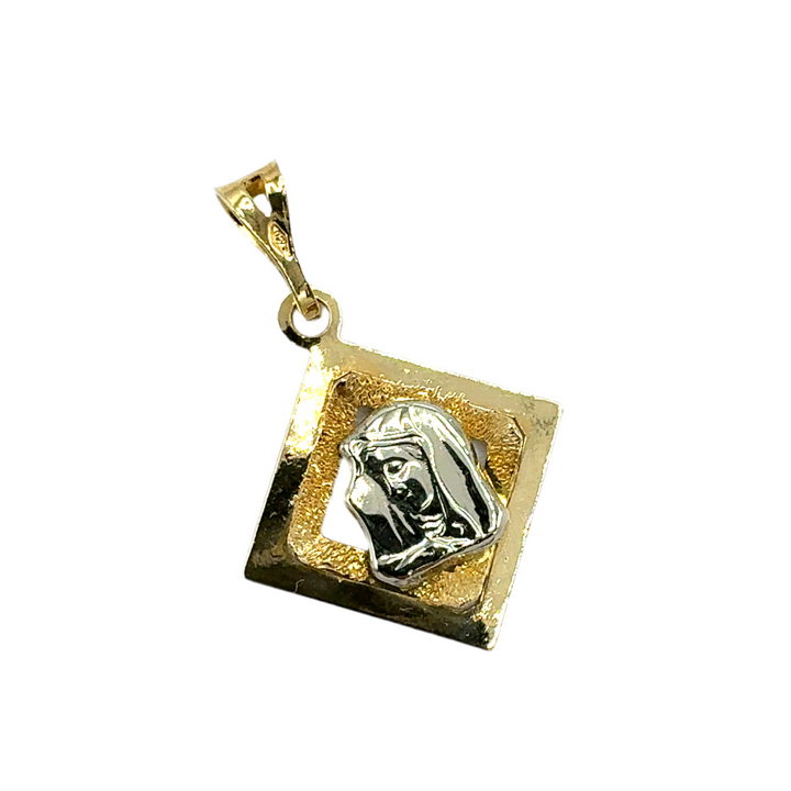 Heart pendant with Madonna