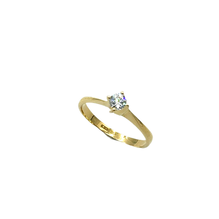 Solitaire Ring with Zircon