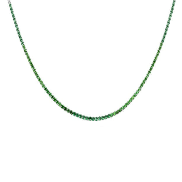 Collana Tennis  Argento Zirconi