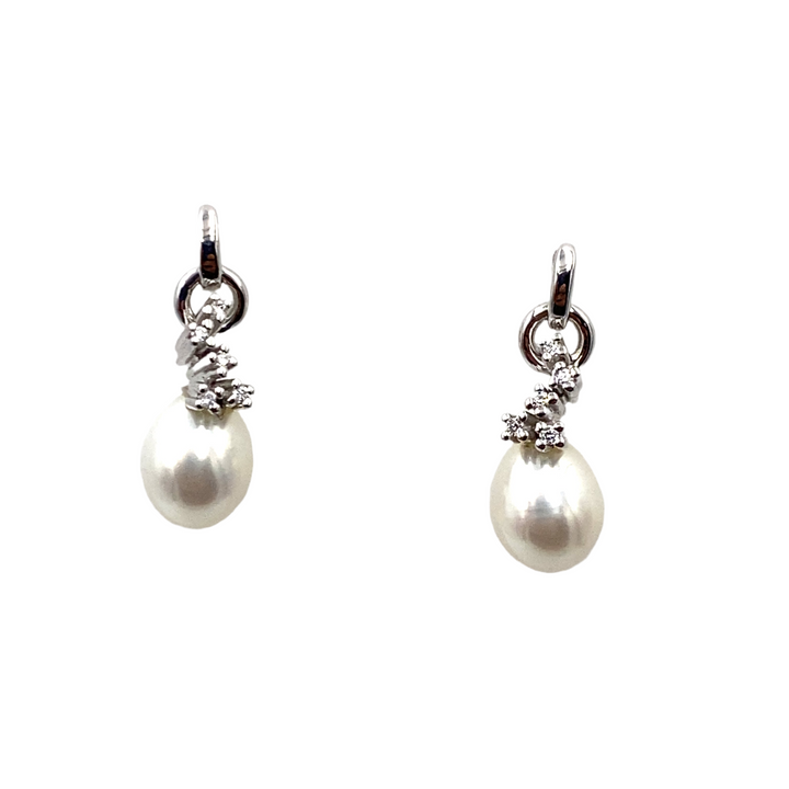 Miluna PER1127 White Gold Earrings