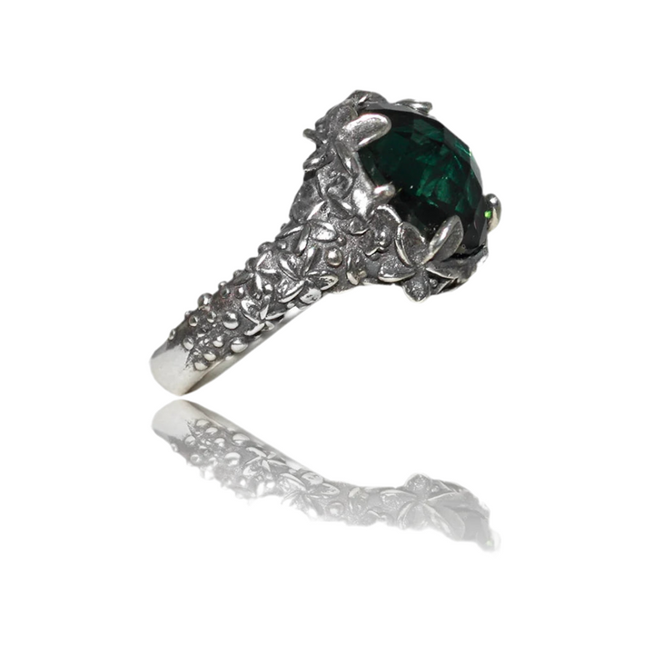 Anello Gold Art Frangipane Quarzo Idrotermale