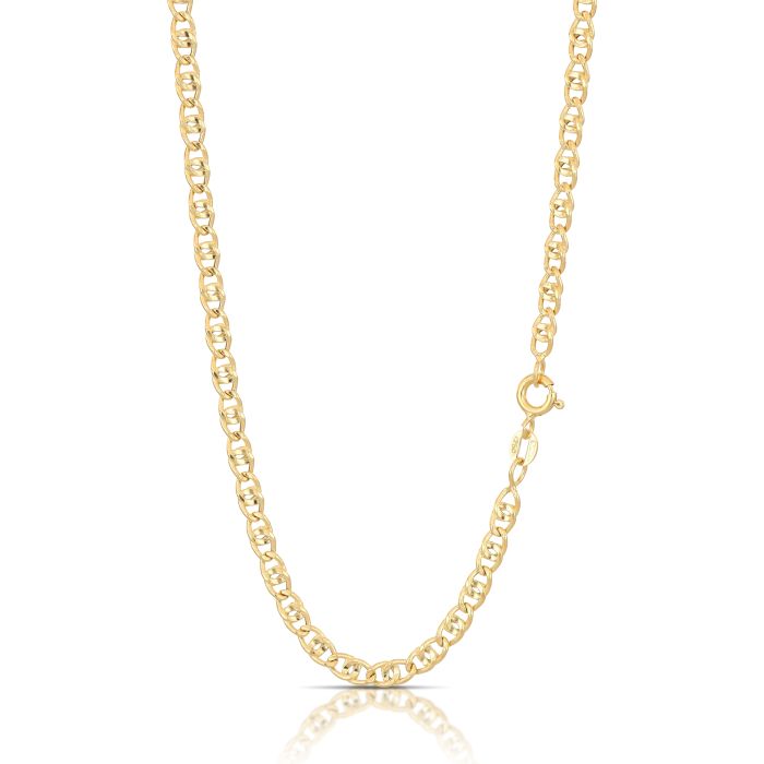 Collana Uomo Oro Giallo Vuota Tigre