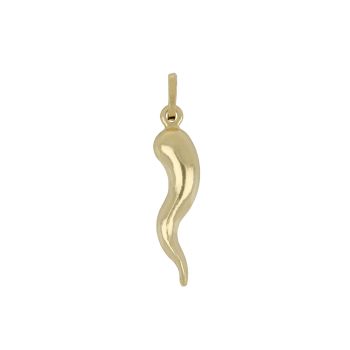 Yellow Gold Horn Pendant