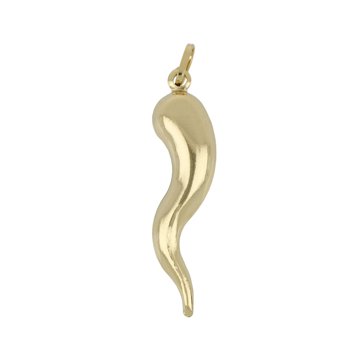 Yellow Gold Horn Pendant