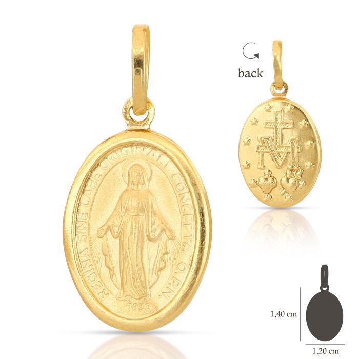 Miraculous Immaculate Madonna Pendant
