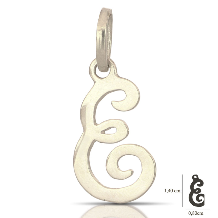 Italic Letter Pendant