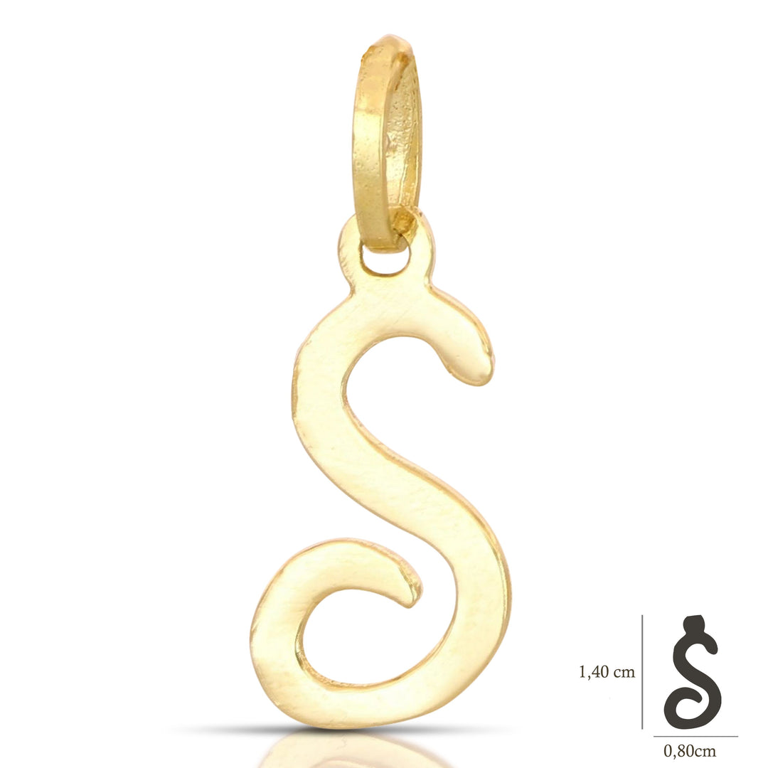 Italic Letter Pendant