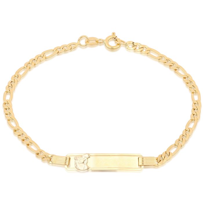 Bracciale Targhetta Oro Giallo