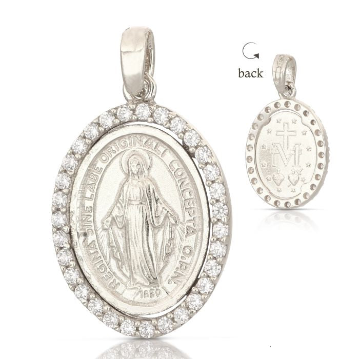 Miraculous Madonna pendant