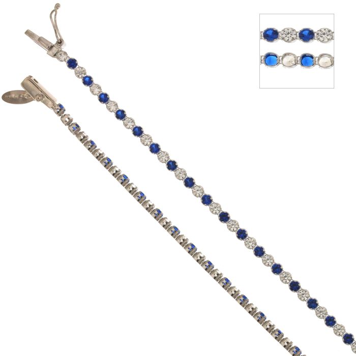 White Gold Zirconia Tennis Bracelet