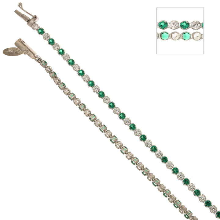 White Gold Zirconia Tennis Bracelet