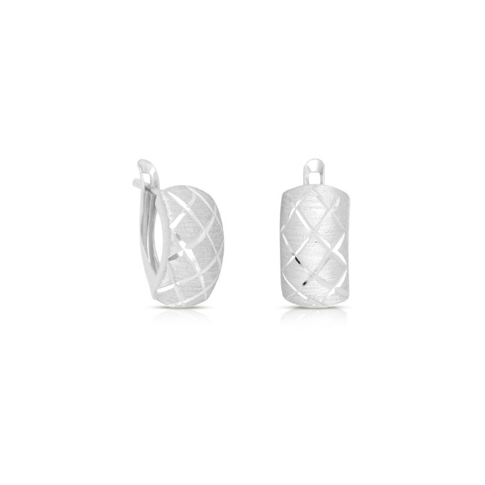 Earrings in White Gold