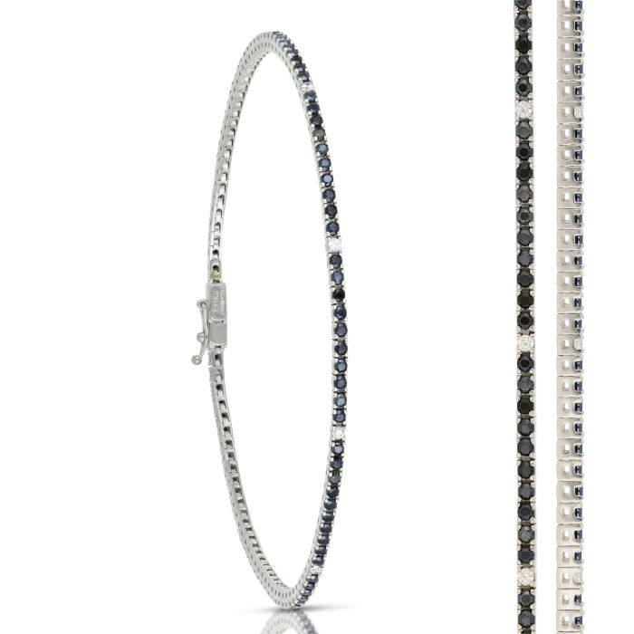 White Gold Zirconia Tennis Bracelet