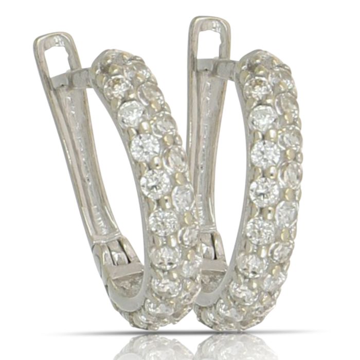 Earrings in White Gold
