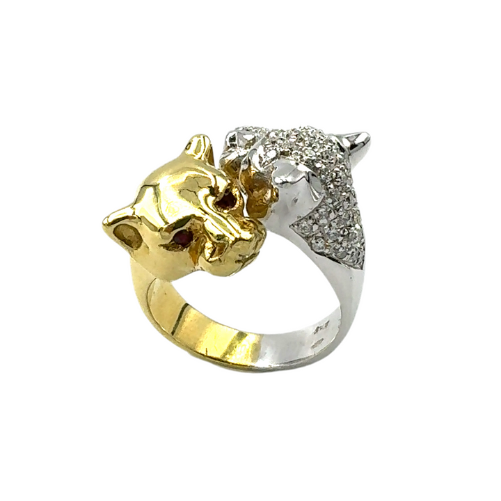 Anello  Maison Siciliano Leopardo