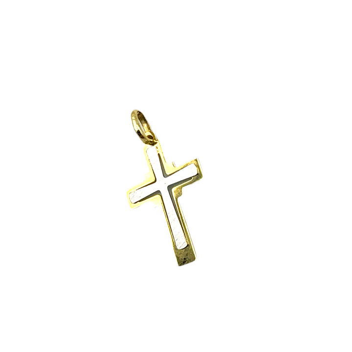 Perforated Cross Pendant