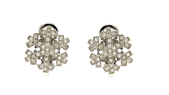 Salvini Snowflake earrings