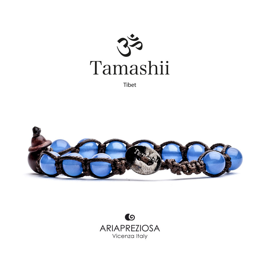 Tamashii Tibetan Air Slacked Bracelet with Blue Agate BHS900-112