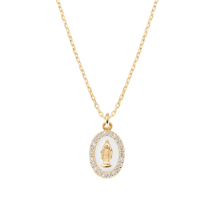 Collana Amen Sacro Argento Dorato