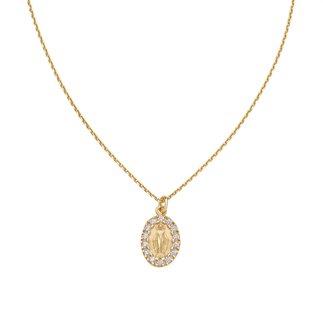 Collana Amen Sacro Argento Dorato