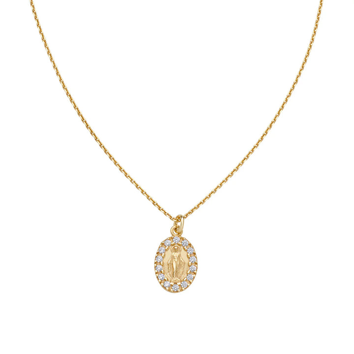 Collana Amen Sacro Argento Dorato