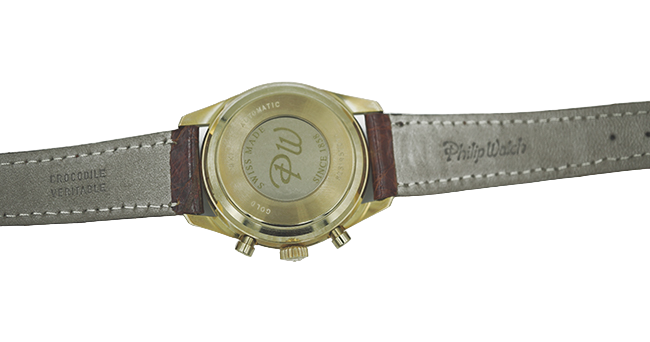 orologio cronografo da uomo in oro philip watch - siciliano gioielli 