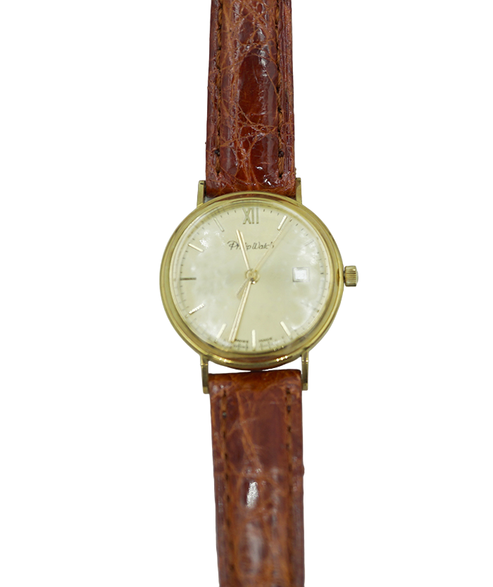 orologio da donna in oro giallo philip watch - siciliano gioielli 