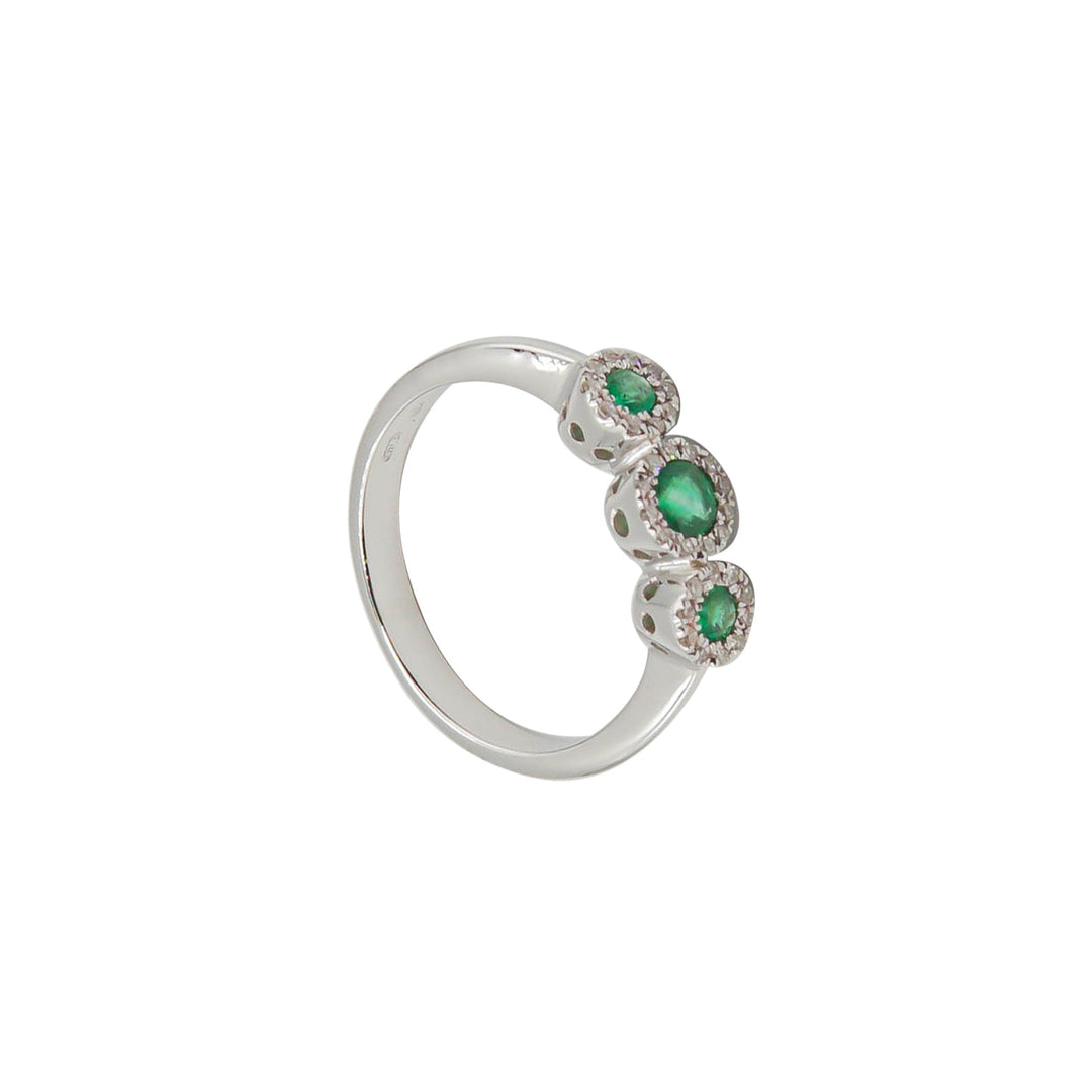 Trilogy Emerald Ring