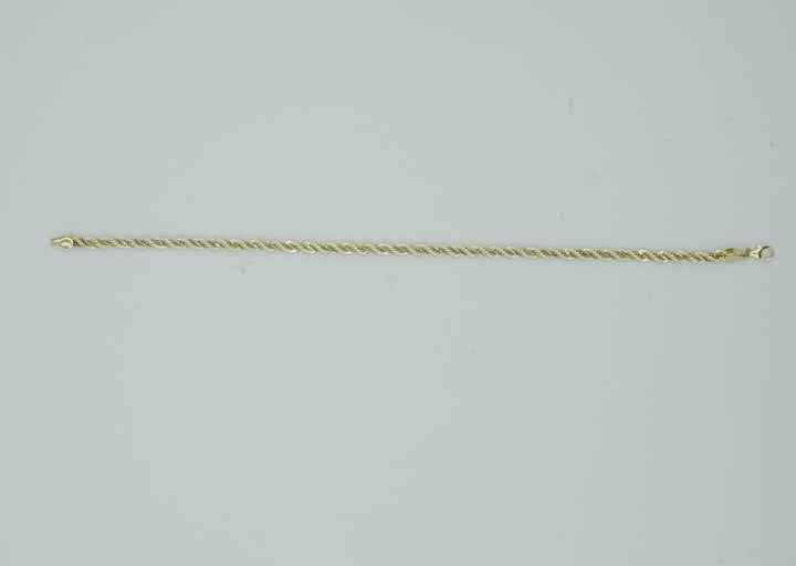 Bracciale Fune Oro Bicolore