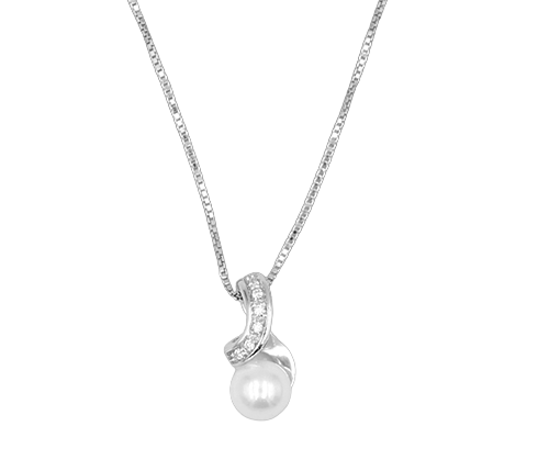 collana donna oro bianco siciliano gioielli 