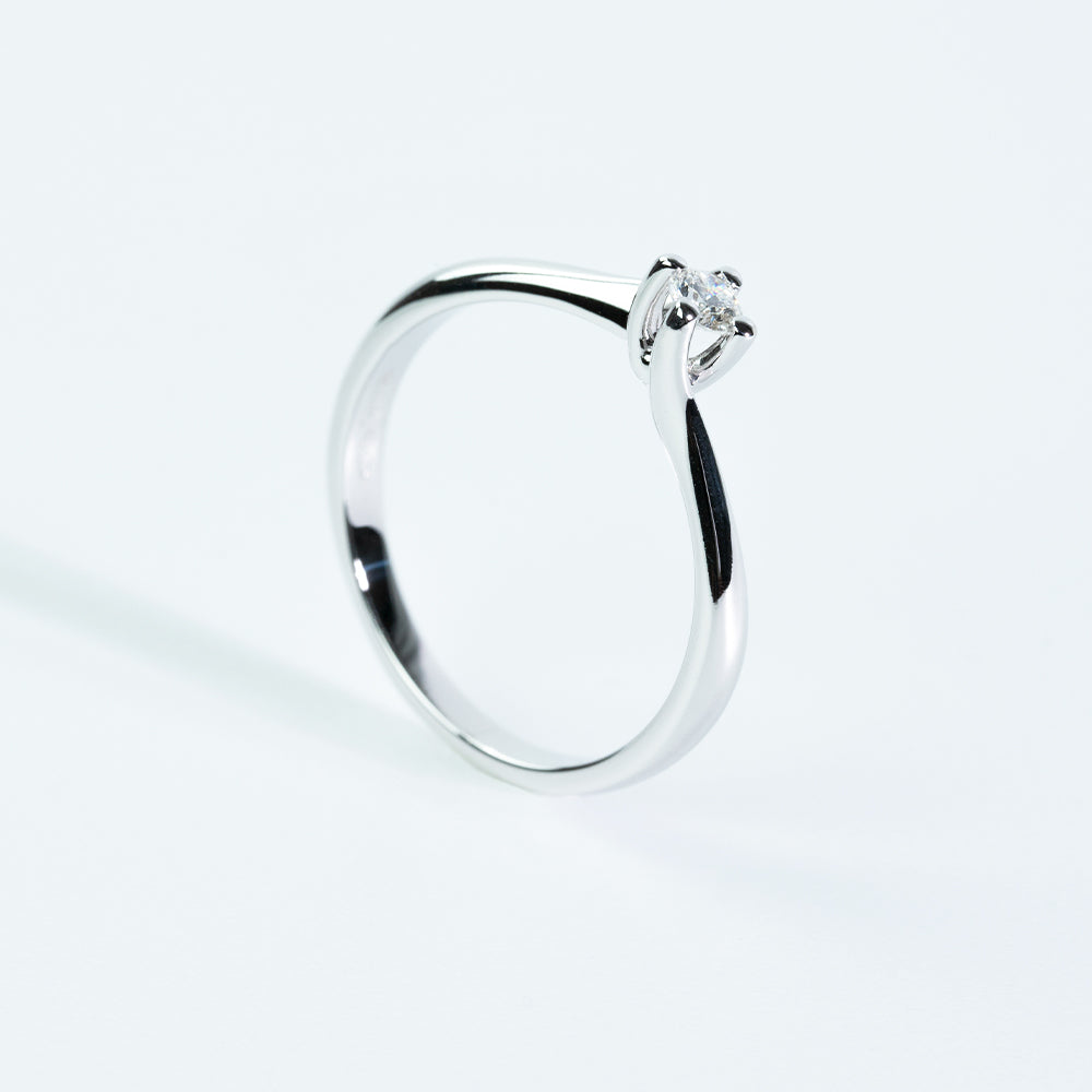 Miluna Solitaire Ring
