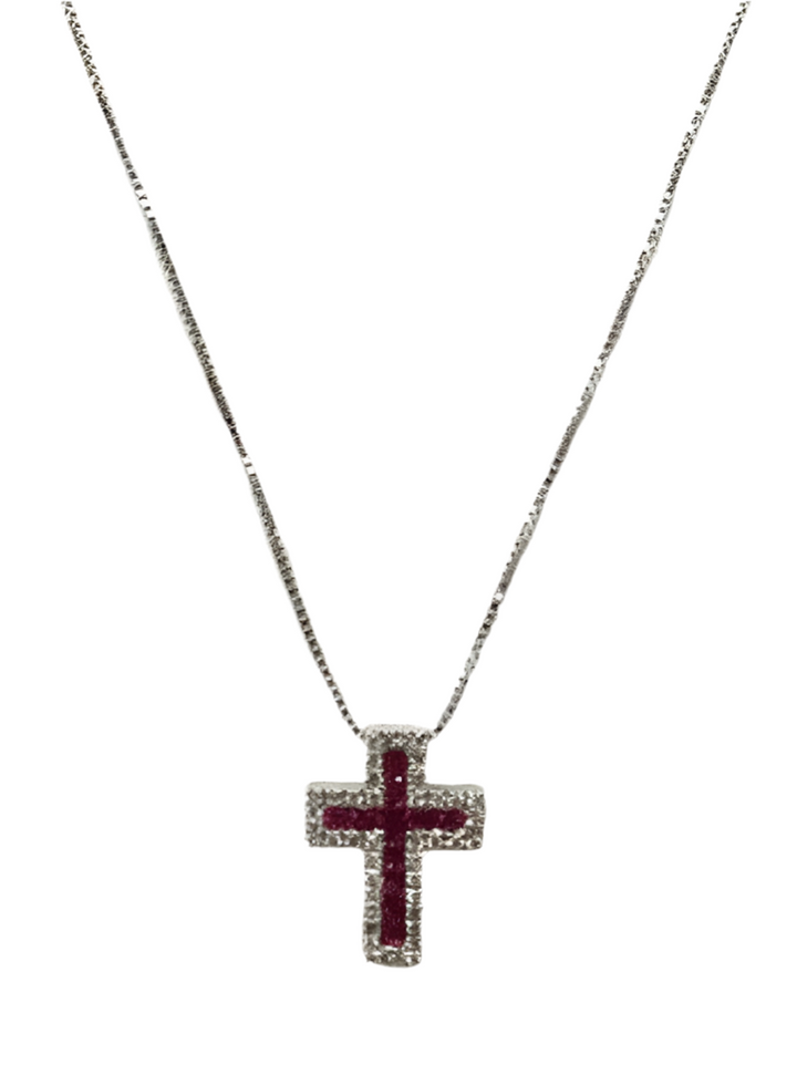 DD Cross Pendant Necklace