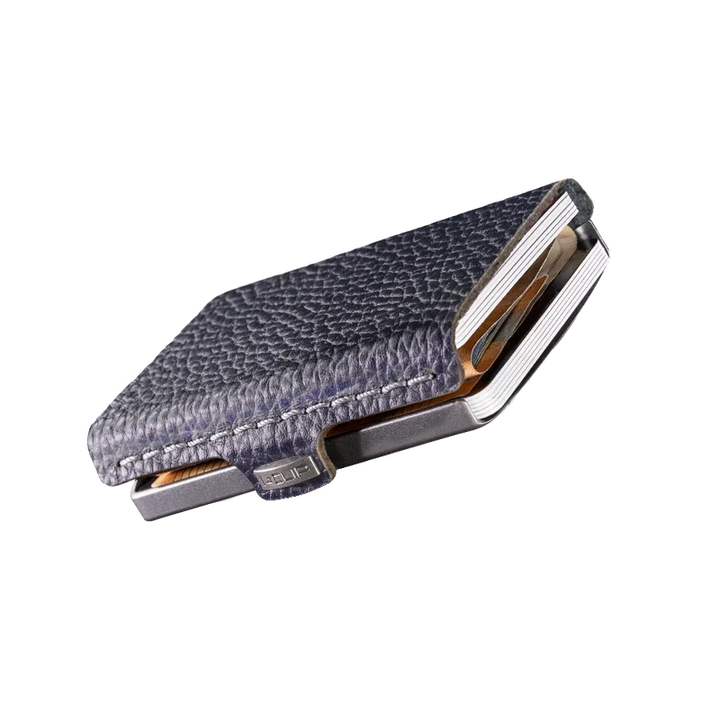 Portafoglio I-CLIP MAX Original Pure Silver Pelle Martellata