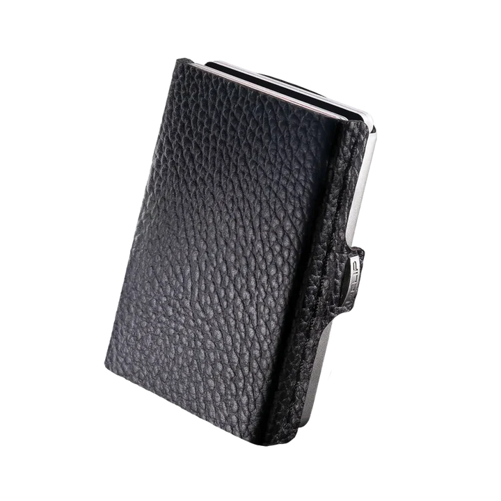 Portafoglio I-CLIP MAX Original Pure Silver Pelle Martellata