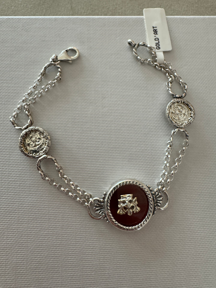 Bracciale Gold Art Onice Argento